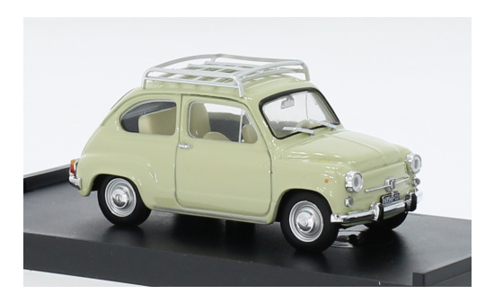 Brumm R349-02 Fiat 600D Fanaloni, beige, 1965 1:43