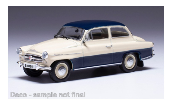 IXO CLC545N22 Skoda Octavia, beige/dunkelblau, 1959 - Vorbestellung 1:43