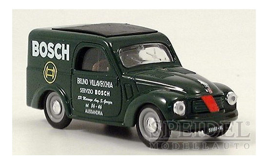 Brumm R374 Fiat 500C Furgone, Bosch, mit Dachgepäckträger und Ladegut, 1950 1:43