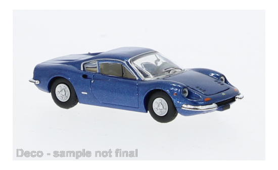PCX87 PCX870634 Ferrari Dino 246 GT, metallic-blau, 1969 - Vorbestellung 1:87