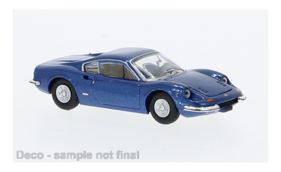 PCX87 PCX870634 Ferrari Dino 246 GT - blau (Metallic) 1:87