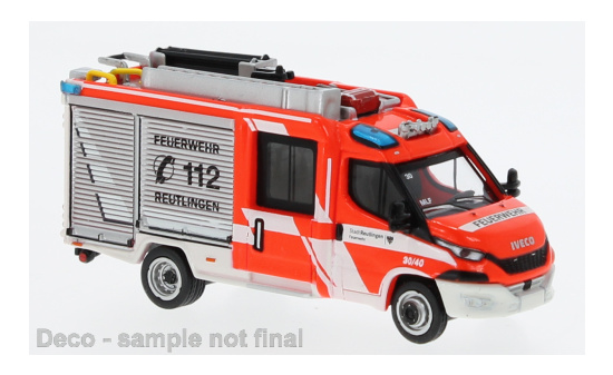 PCX87 PCX870546 Iveco Magirus Daily MLF, Feuerwehr Reutlingen, 2021 - Vorbestellung 1:87