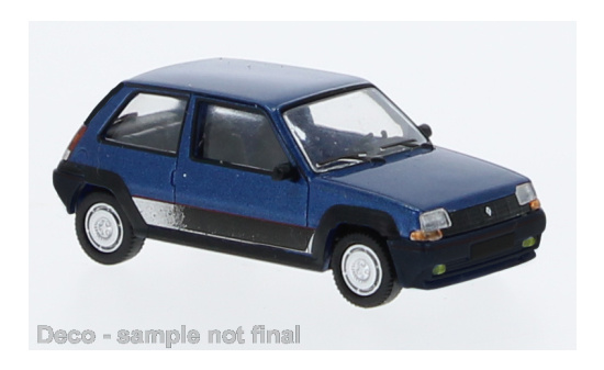 PCX87 PCX870297 Renault 5 GT Turbo, metallic-blau, 1985 - Vorbestellung 1:87