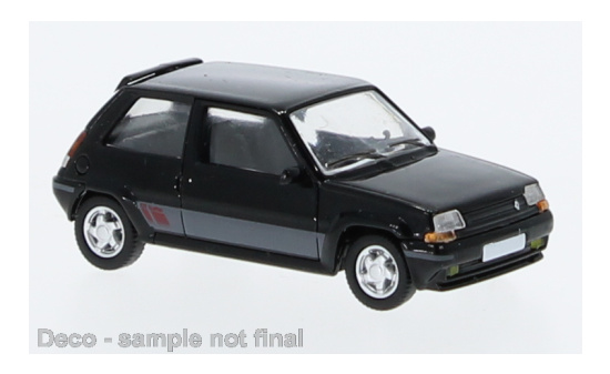 PCX87 PCX870298 Renault 5 GT Turbo - schwarz 1:87