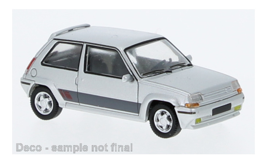 PCX87 PCX870299 Renault 5 GT Turbo, silber, 1987 - Vorbestellung 1:87