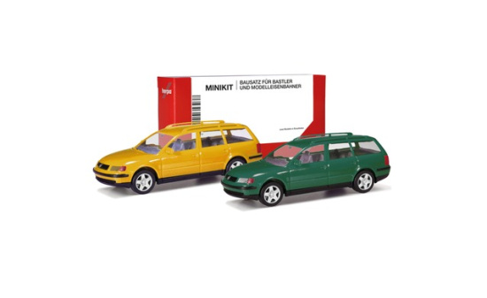 Herpa 012249-007 MiniKit VW Passat Variant B5 (2 Stück) 1:87