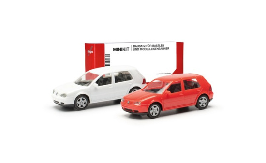 Herpa 013956 MiniKit VW Golf IV 4-türig (2 Stück) 1:87