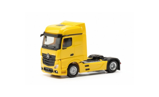 Herpa 309189-004 Mercedes-Benz Actros Bigspace '18 Solozugmaschine 2achs, rapsgelb 1:87