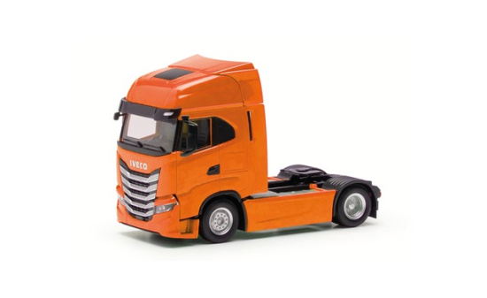 Herpa 313445-003 Iveco S-Way Solozugmaschine 2achs, tieforange 1:87