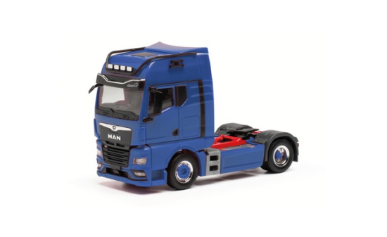 Herpa 313711-003 MAN TGX GX Individual Solozugmaschine 2achs, blau - Vorbestellung 1:87