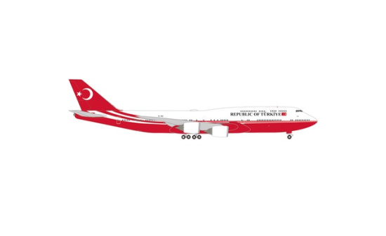 Herpa 537520 Turkey Government Boeing 747-8 BBJ - Vorbestellung 1:500