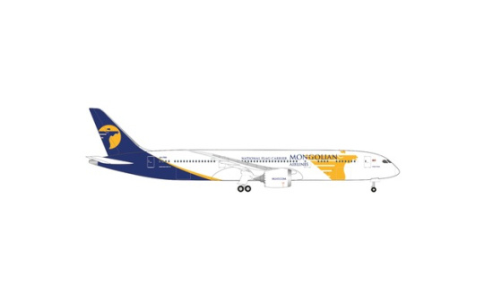 Herpa 537629 MIAT - Mongolian AIrlines Boeing 787-9 Dreamliner - Vorbestellung 1:500