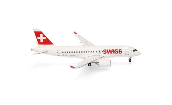Herpa 558471-002 Swiss International Air Lines Airbus A220-100 - Vorbestellung 1:200