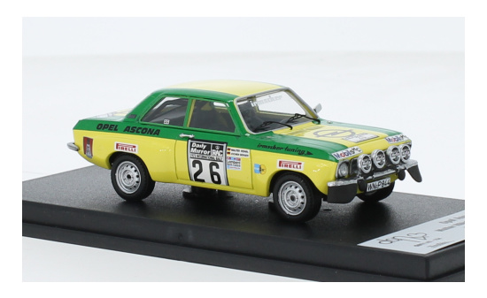 Trofeu DSN-154 Opel Ascona A, No.26, Rallye WM, RAC Rallye, W.Röhrl/J.Berger, 1973 1:43