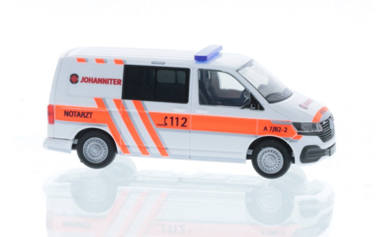 Rietze 53848 Volkswagen T6.1 Johanniter Stuttgart, 1:87 1:87