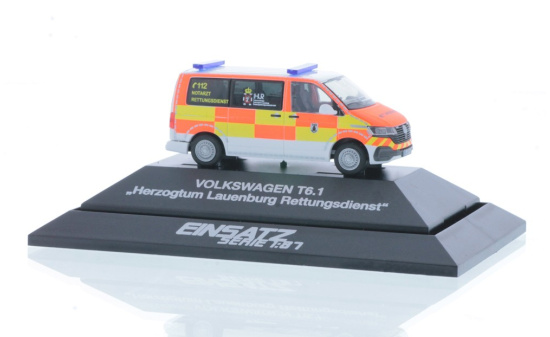 Rietze 53781 Volkswagen T6.1 Herzogtum Lauenburg Rettungsdienst, 1:87 1:87