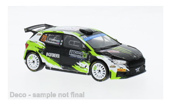 IXO RAM88922 Skoda Fabia Rally2, No.23, Rallye WM, Rally Monte Carlo , H.Solberg/E.Edmondson, 2023 - Vorbestellung 1:43