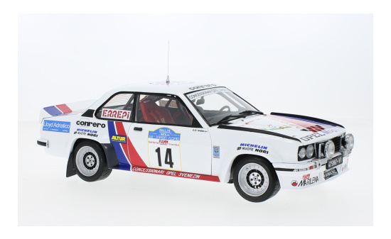 Sun Star 5394 Opel Ascona B 400, No.14, Hawk Racing Club, Rallye WM, Rally Targa Florio, M.Biasion/T.Siviero, 1981 1:18