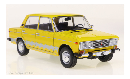 WhiteBox 124202 Lada 1600 LS, gelb, 1976 1:24