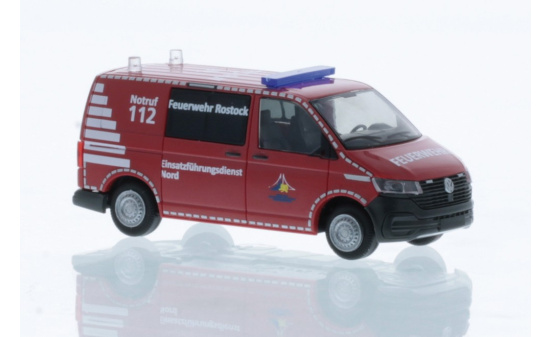 Rietze 53905 Volkswagen T6.1 FW Rostock Einsatzführungsdienst Nord, 1:87 1:87