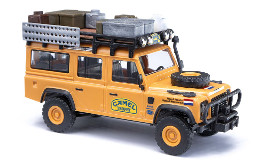 Busch 50329 Rover Defender, Camel Trophy, - Vorbestellung 1:87