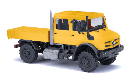 Busch 51080 Unimog U 5023 Doppelkab.Gelb - Vorbestellung 1:87