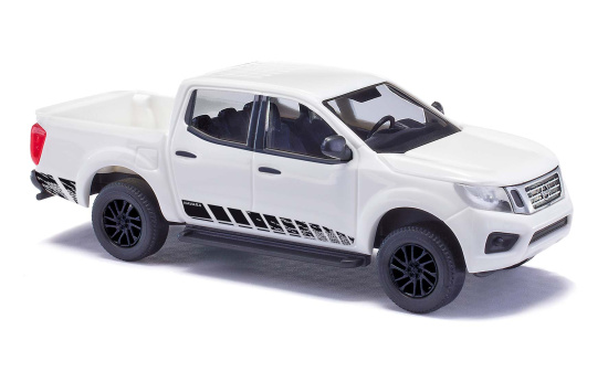 Busch 53712 Nissan Navara, N-Guard, Weiß 1:87