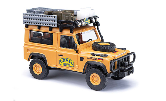 Busch 54311 Rover Defender 90, Camel Trop - Vorbestellung 1:87