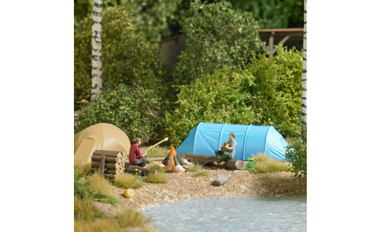 Busch 79823 A-Set:Wildcamping - Vorbestellung 1:87
