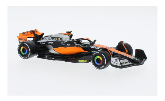 Bburago 18-38087N McLaren MCL60, No.4, McLaren F1 Team, Formel 1, L.Norris, 2023 1:43