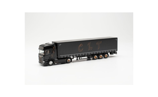 Herpa 945189 Scania CR 20 HD Gardinenplanen-Sattelzug 