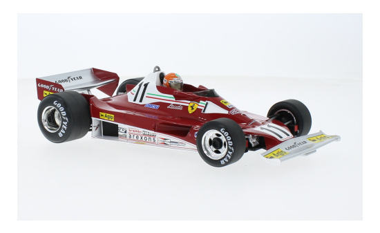 MCG 18624F Ferrari 312 T2B, No.11, Scuderia Ferrari SpA SEFAC, Formel 1, GP Monaco, N.Lauda, 1977 1:18