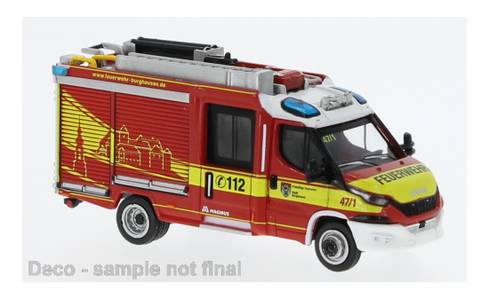 PCX87 PCX870549 Iveco Magirus Daily MLF, Feuerwehr Burghausen, 2021 - Vorbestellung 1:87
