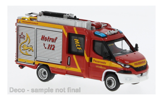 PCX87 PCX870550 Iveco Magirus Daily MLF, Feuerwehr Leonberg, 2021 - Vorbestellung 1:87
