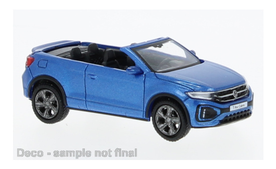 PCX87 PCX870603 VW T-Roc Cabriolet, metallic-blau, 2022 - Vorbestellung 1:87