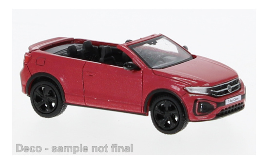 PCX87 PCX870601 VW T-Roc Cabriolet, metallic-rot, 2022 - Vorbestellung 1:87