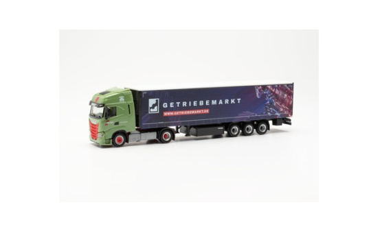 Herpa 953900 Iveco S-Way Gardinenplanen-Sattelzug 