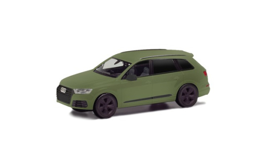 Herpa 420969-002 Audi Q7 mit getönten Scheiben, olivgrün 1:87