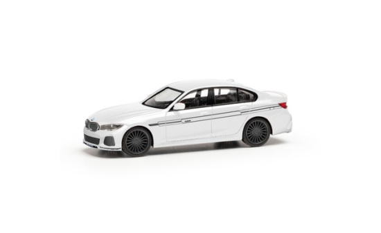 Herpa 420976-002 BMW Alpina B3 Limousine, weiß, Dekor und Felgen schwarz - Vorbestellung 1:87
