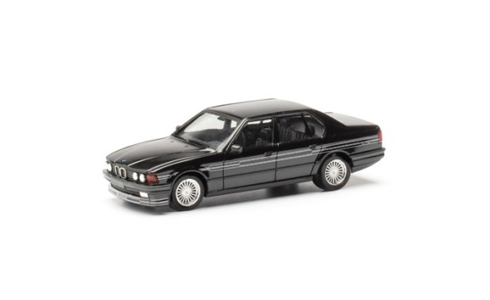 Herpa 421133 BMW Alpina B11 3,5, schwarz, Dekor silber 1:87