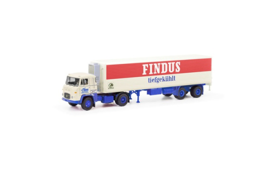 Herpa 87MBS026390 Scania Vabis LB 76 Kühlkoffer-Sattelzug 