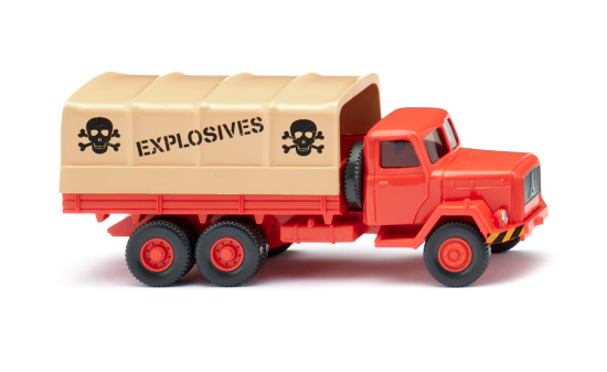 Wiking 042701 Pritschen-Lkw (Magirus) - leuchtrot 1:87
