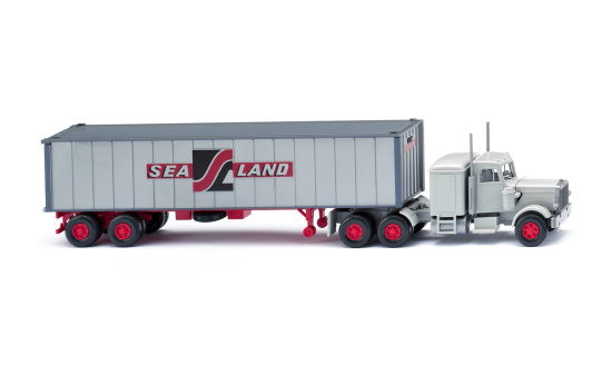 Wiking 052707 Containersattelzug (Peterbilt) 