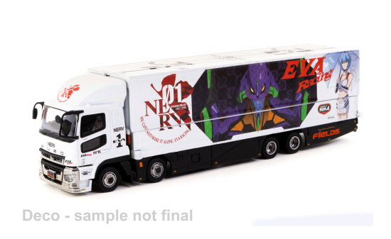 Tarmac TART64T-TL001-EVA Mitsubishi Fuso Super Great - EVA Racing 1:64