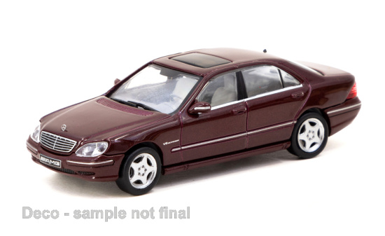 Tarmac TART64G-072-BO Mercedes S55 AMG - dunkelrot (Metallic) 1:64