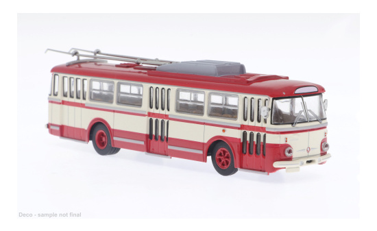 Brekina BRE61354 Skoda 9 Tr - weiss , rot 1:87