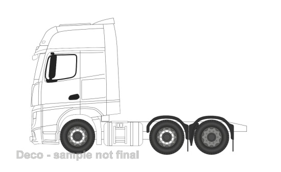 Oxford OXF76WHMERCAB Mercedes Actros - weiss 1:76