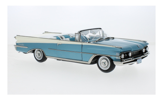 Sun Star SUN5237 Oldsmobile 98 Convertible - blau (Metallic) , weiss - Vorbestellung 1:18