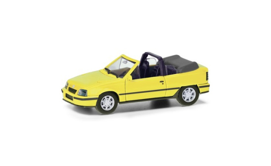 Herpa 421027 Opel Kadett E Gsi Cabrio, Jamaicagelb 1:87