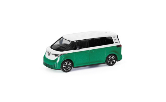 Herpa 431132 Volkswagen (VW) ID. Buzz zweifarbig, Candy Weiß/Bay Leaf Green Metallic 1:87